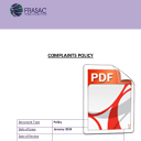 FRASAC Complaints Policy